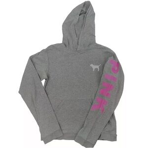 Victoria secret Love Pink Hoodie Gray women’s size large